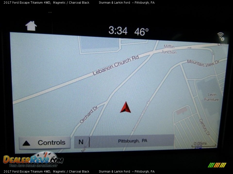 2017 Ford Escape Titanium 4WD Magnetic / Charcoal Black Photo #13