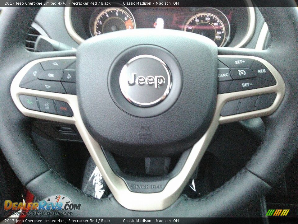 2017 Jeep Cherokee Limited 4x4 Firecracker Red / Black Photo #13
