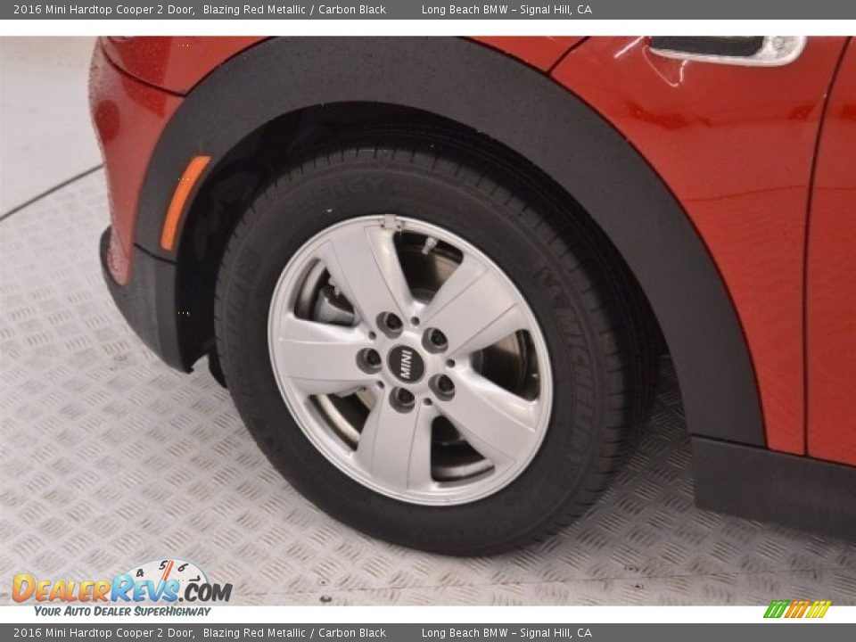 2016 Mini Hardtop Cooper 2 Door Blazing Red Metallic / Carbon Black Photo #9