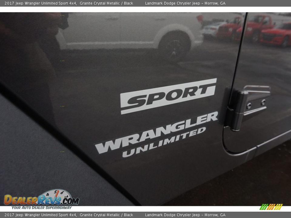 2017 Jeep Wrangler Unlimited Sport 4x4 Granite Crystal Metallic / Black Photo #6