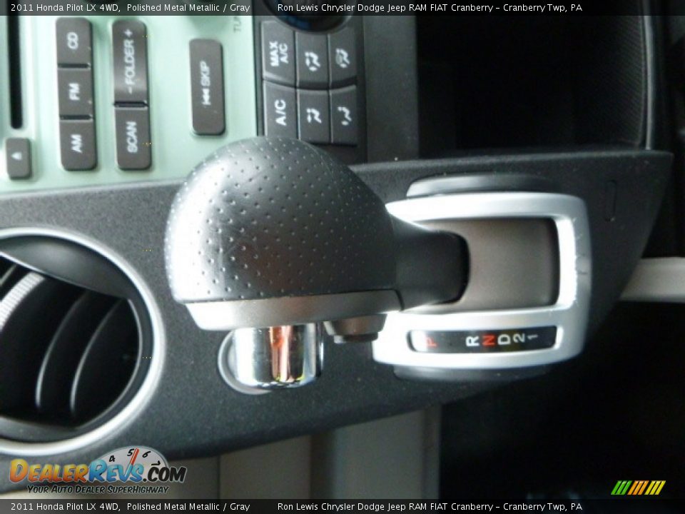 2011 Honda Pilot LX 4WD Polished Metal Metallic / Gray Photo #20