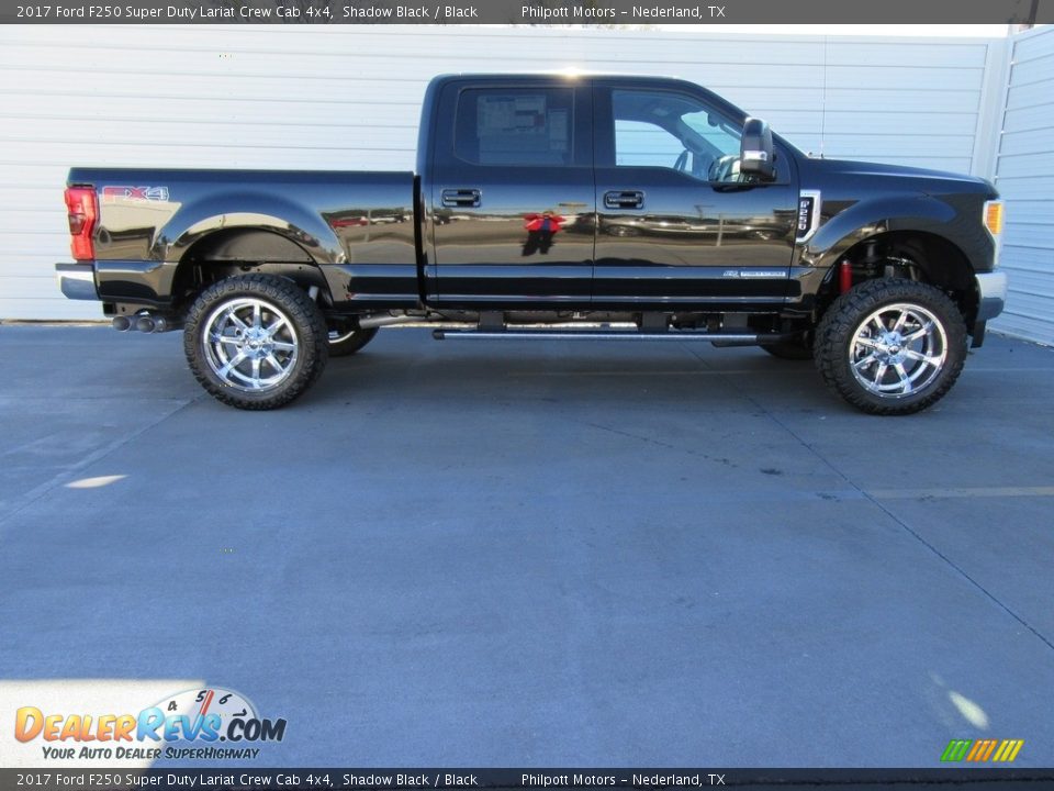 2017 Ford F250 Super Duty Lariat Crew Cab 4x4 Shadow Black / Black Photo #3