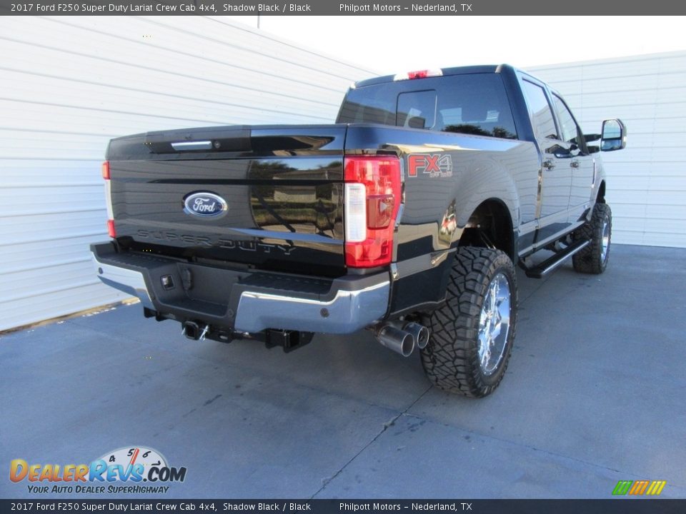 2017 Ford F250 Super Duty Lariat Crew Cab 4x4 Shadow Black / Black Photo #4