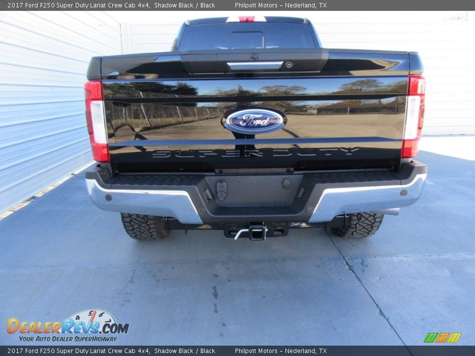 2017 Ford F250 Super Duty Lariat Crew Cab 4x4 Shadow Black / Black Photo #5