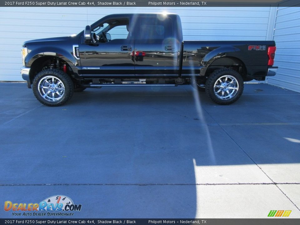 2017 Ford F250 Super Duty Lariat Crew Cab 4x4 Shadow Black / Black Photo #6