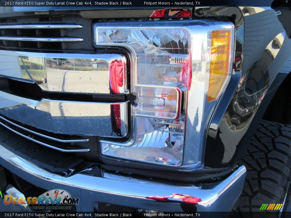 2017 Ford F250 Super Duty Lariat Crew Cab 4x4 Shadow Black / Black Photo #9