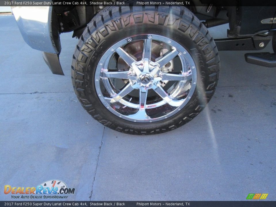 2017 Ford F250 Super Duty Lariat Crew Cab 4x4 Shadow Black / Black Photo #12