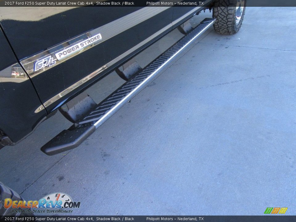 2017 Ford F250 Super Duty Lariat Crew Cab 4x4 Shadow Black / Black Photo #13