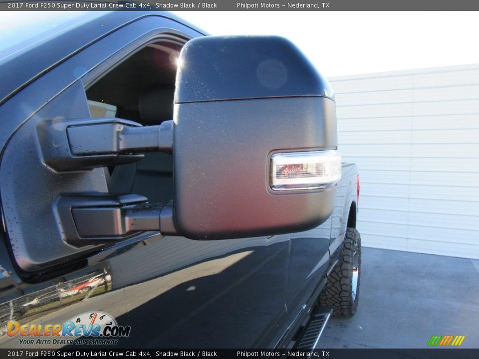 2017 Ford F250 Super Duty Lariat Crew Cab 4x4 Shadow Black / Black Photo #14