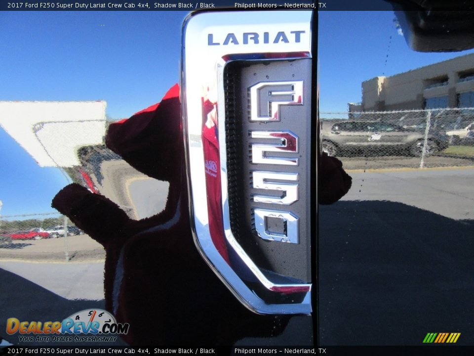 2017 Ford F250 Super Duty Lariat Crew Cab 4x4 Shadow Black / Black Photo #15