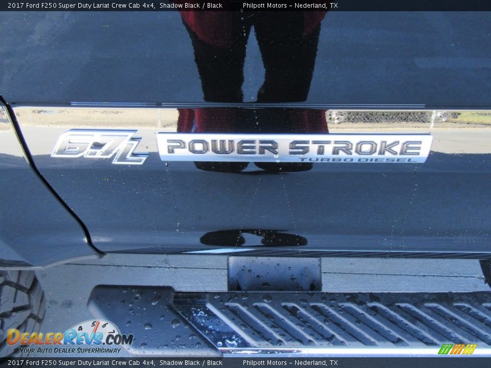 2017 Ford F250 Super Duty Lariat Crew Cab 4x4 Shadow Black / Black Photo #16