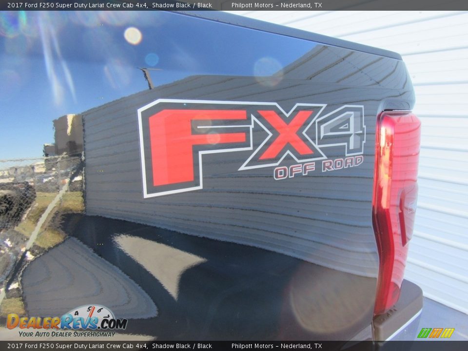 2017 Ford F250 Super Duty Lariat Crew Cab 4x4 Shadow Black / Black Photo #18