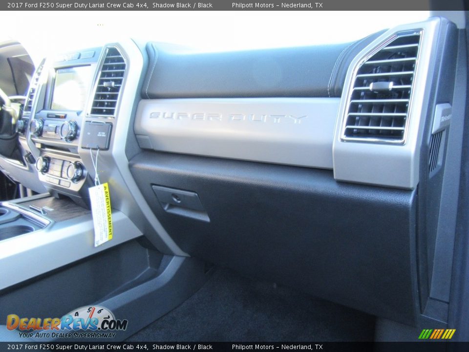 2017 Ford F250 Super Duty Lariat Crew Cab 4x4 Shadow Black / Black Photo #19