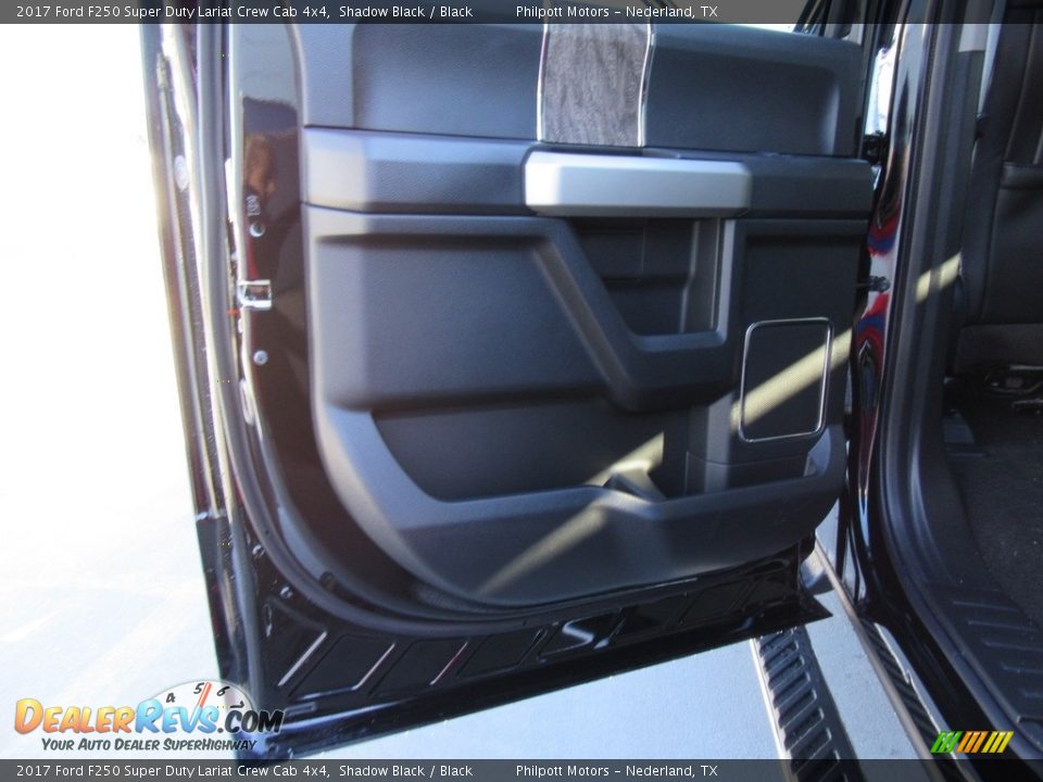 2017 Ford F250 Super Duty Lariat Crew Cab 4x4 Shadow Black / Black Photo #20