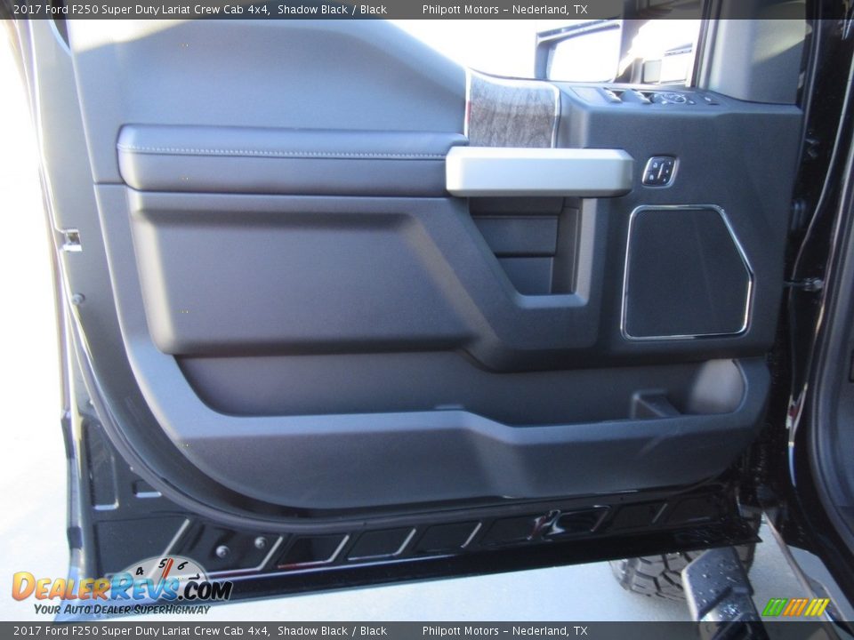 2017 Ford F250 Super Duty Lariat Crew Cab 4x4 Shadow Black / Black Photo #22
