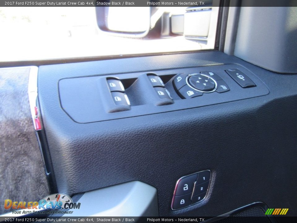 2017 Ford F250 Super Duty Lariat Crew Cab 4x4 Shadow Black / Black Photo #23