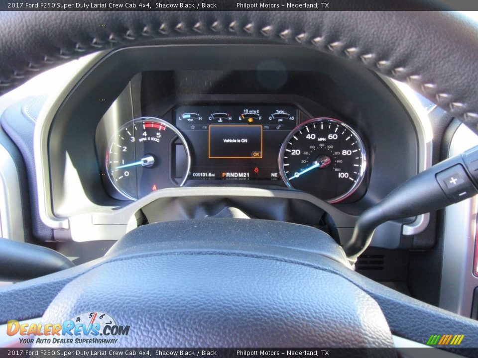 2017 Ford F250 Super Duty Lariat Crew Cab 4x4 Shadow Black / Black Photo #34