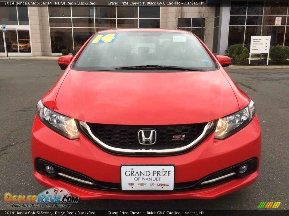 2014 Honda Civic Si Sedan Rallye Red / Black/Red Photo #3