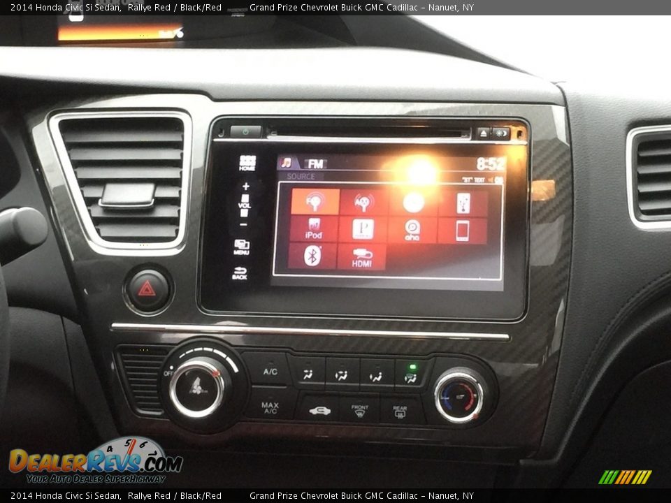 2014 Honda Civic Si Sedan Rallye Red / Black/Red Photo #10