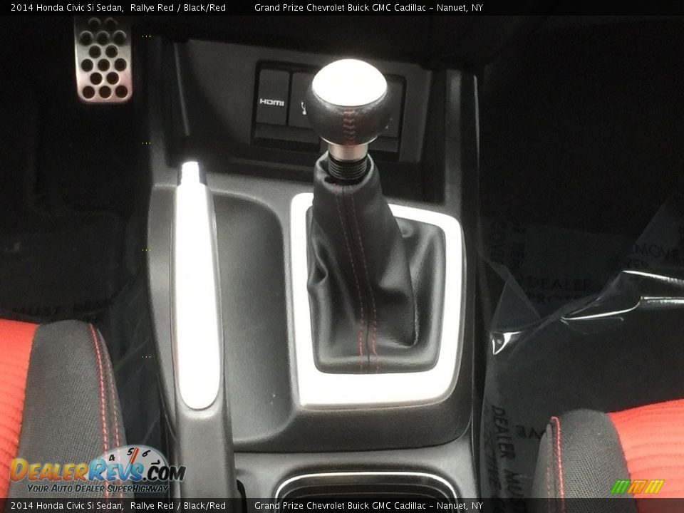 2014 Honda Civic Si Sedan Rallye Red / Black/Red Photo #11