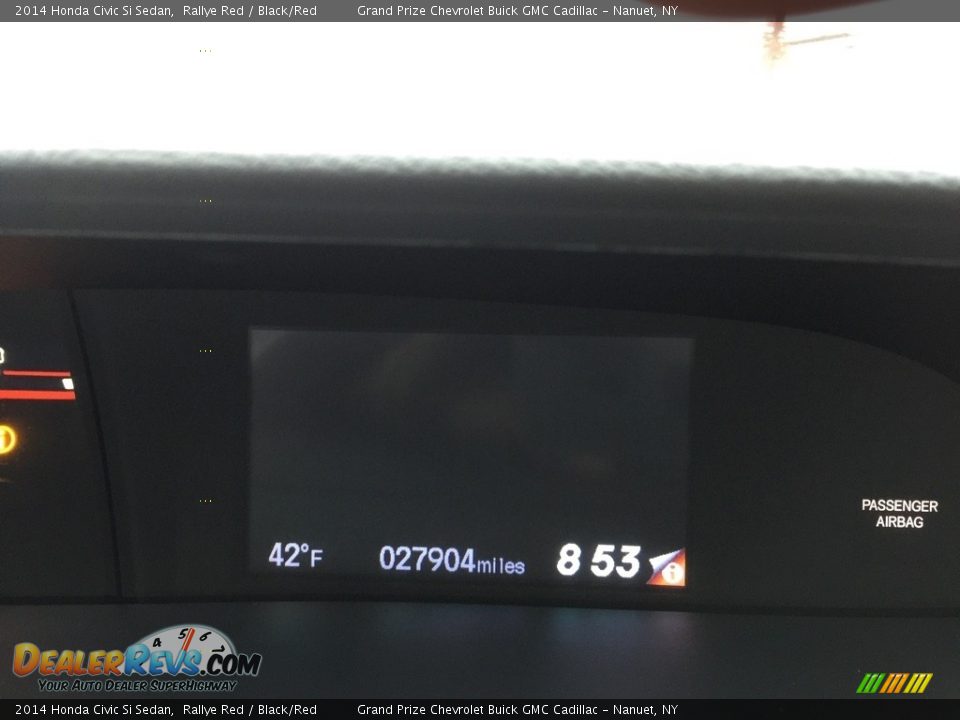 2014 Honda Civic Si Sedan Rallye Red / Black/Red Photo #13