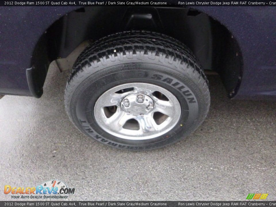 2012 Dodge Ram 1500 ST Quad Cab 4x4 True Blue Pearl / Dark Slate Gray/Medium Graystone Photo #3