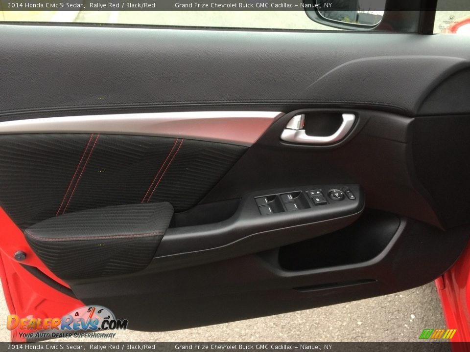 2014 Honda Civic Si Sedan Rallye Red / Black/Red Photo #14