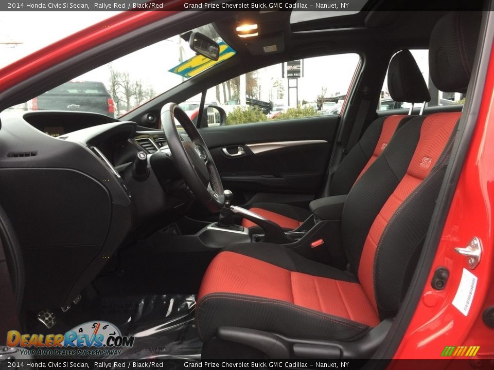 2014 Honda Civic Si Sedan Rallye Red / Black/Red Photo #15