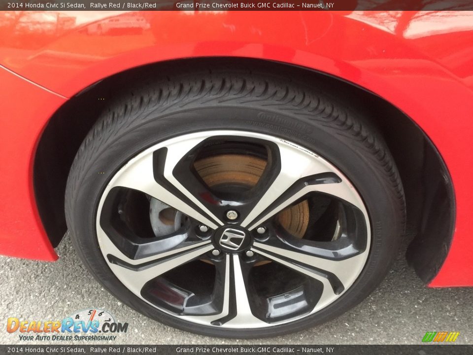 2014 Honda Civic Si Sedan Rallye Red / Black/Red Photo #16
