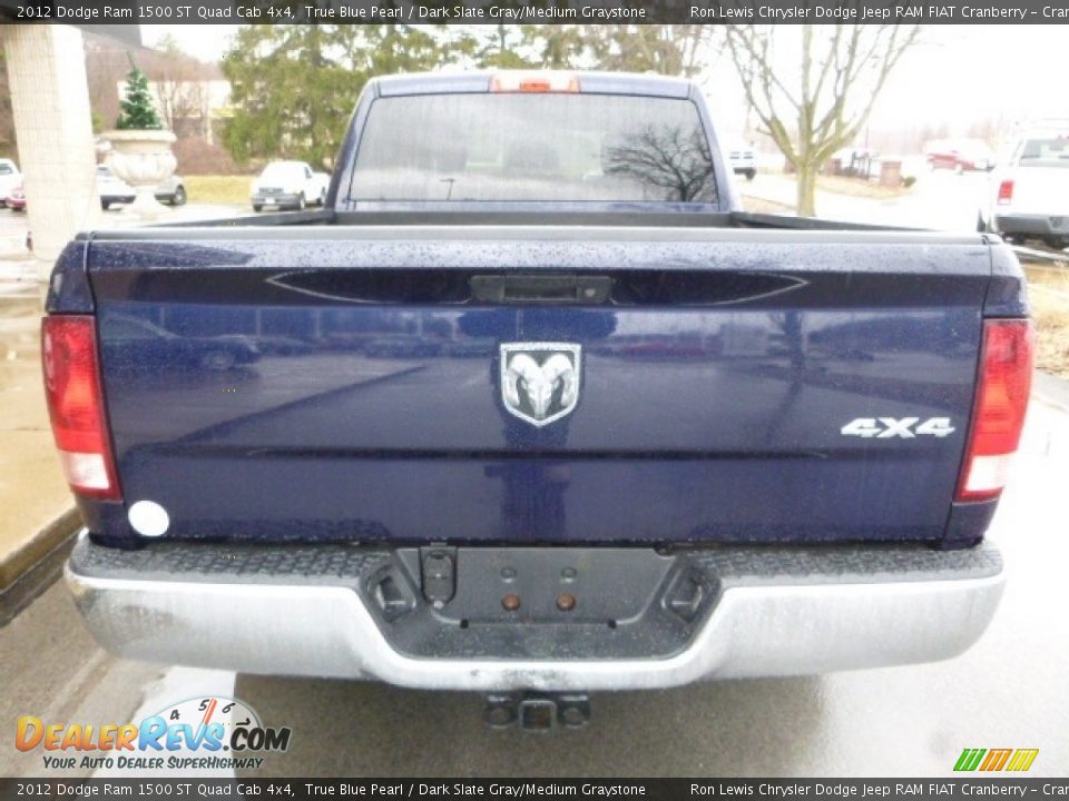 2012 Dodge Ram 1500 ST Quad Cab 4x4 True Blue Pearl / Dark Slate Gray/Medium Graystone Photo #14