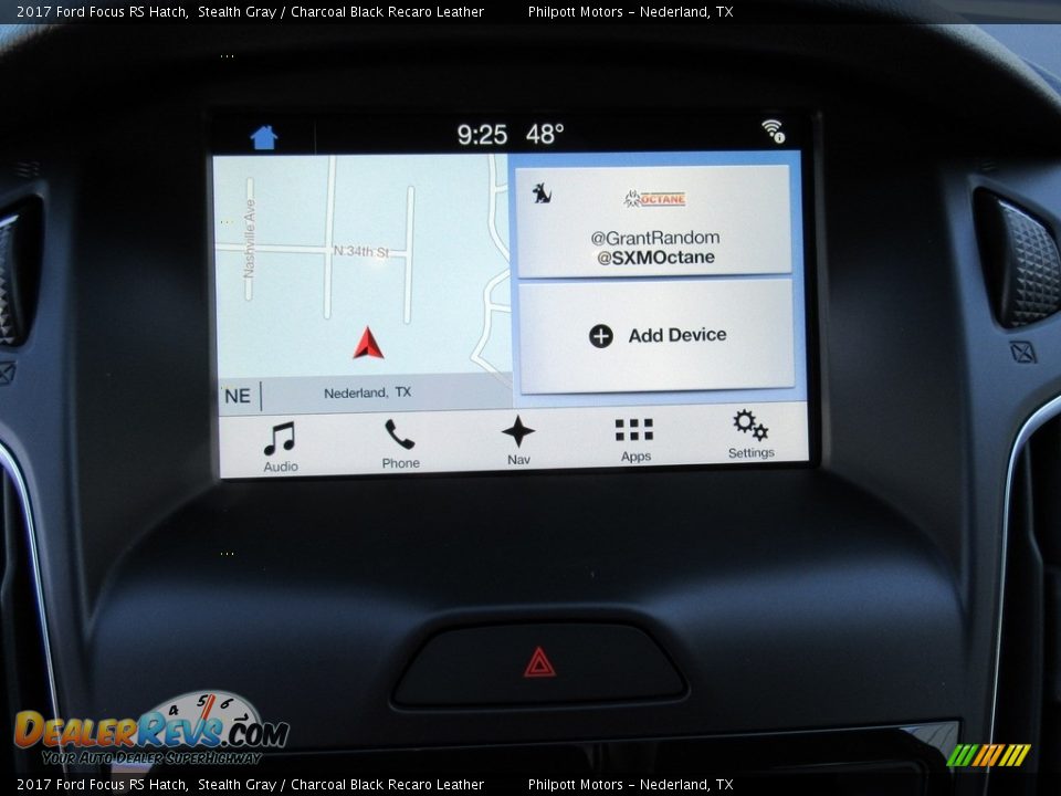 Navigation of 2017 Ford Focus RS Hatch Photo #28