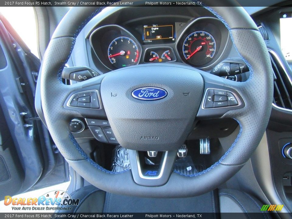 2017 Ford Focus RS Hatch Steering Wheel Photo #34