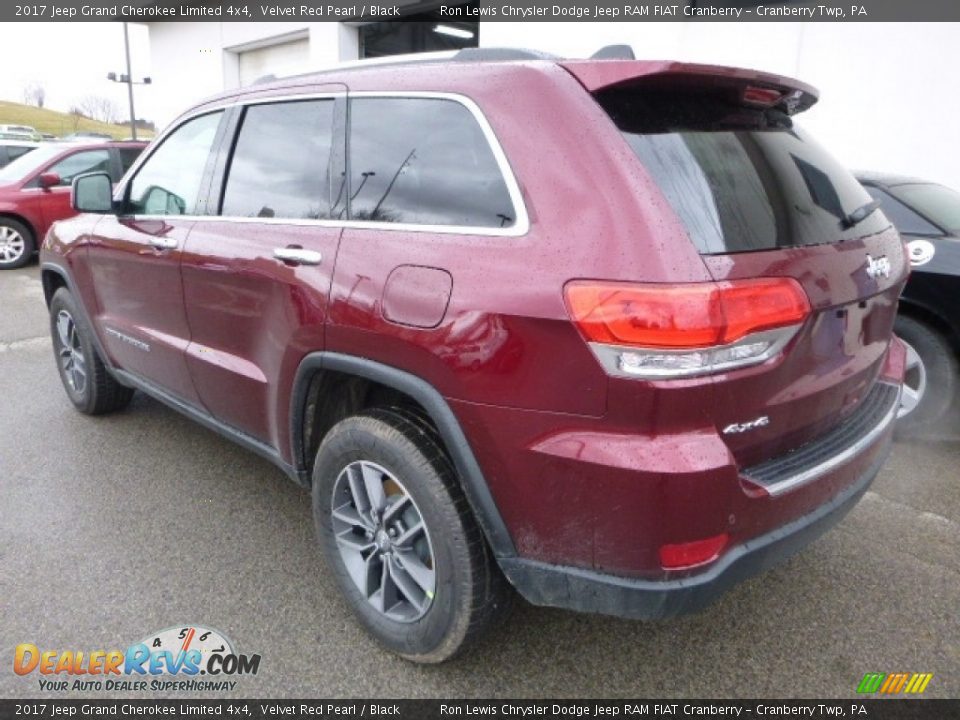 2017 Jeep Grand Cherokee Limited 4x4 Velvet Red Pearl / Black Photo #5