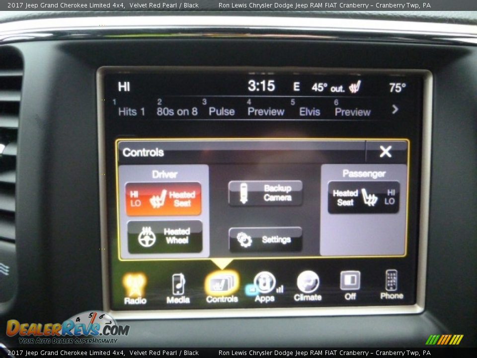 2017 Jeep Grand Cherokee Limited 4x4 Velvet Red Pearl / Black Photo #17