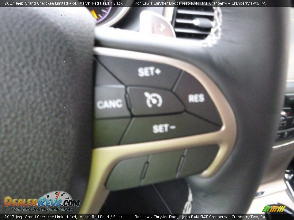 2017 Jeep Grand Cherokee Limited 4x4 Velvet Red Pearl / Black Photo #19