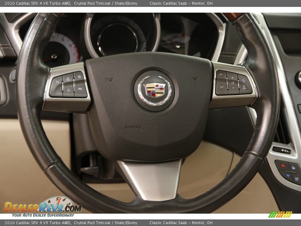 2010 Cadillac SRX 4 V6 Turbo AWD Crystal Red Tintcoat / Shale/Ebony Photo #7