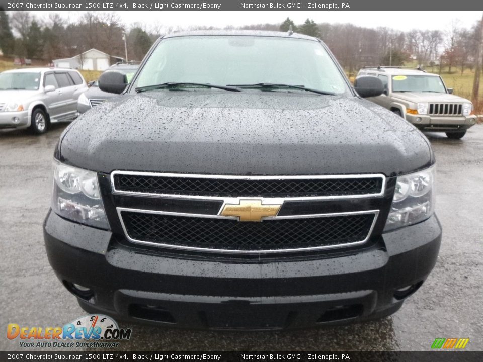 2007 Chevrolet Suburban 1500 LTZ 4x4 Black / Light Cashmere/Ebony Photo #2