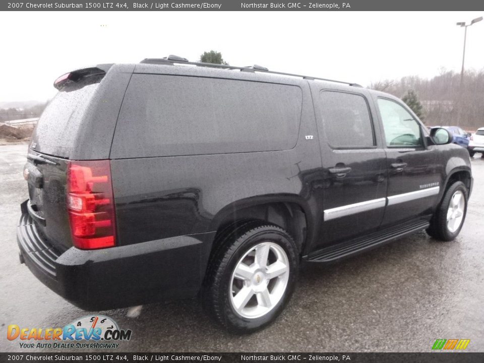 2007 Chevrolet Suburban 1500 LTZ 4x4 Black / Light Cashmere/Ebony Photo #8