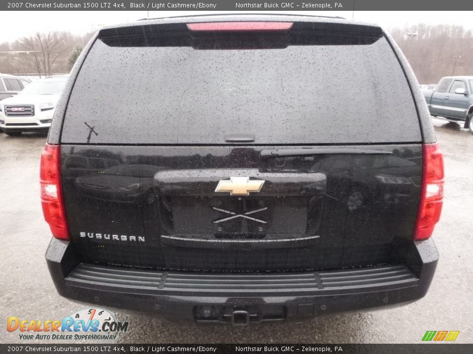 2007 Chevrolet Suburban 1500 LTZ 4x4 Black / Light Cashmere/Ebony Photo #9