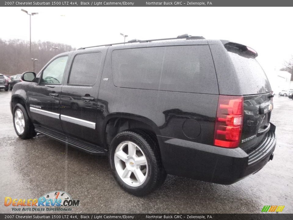 2007 Chevrolet Suburban 1500 LTZ 4x4 Black / Light Cashmere/Ebony Photo #11