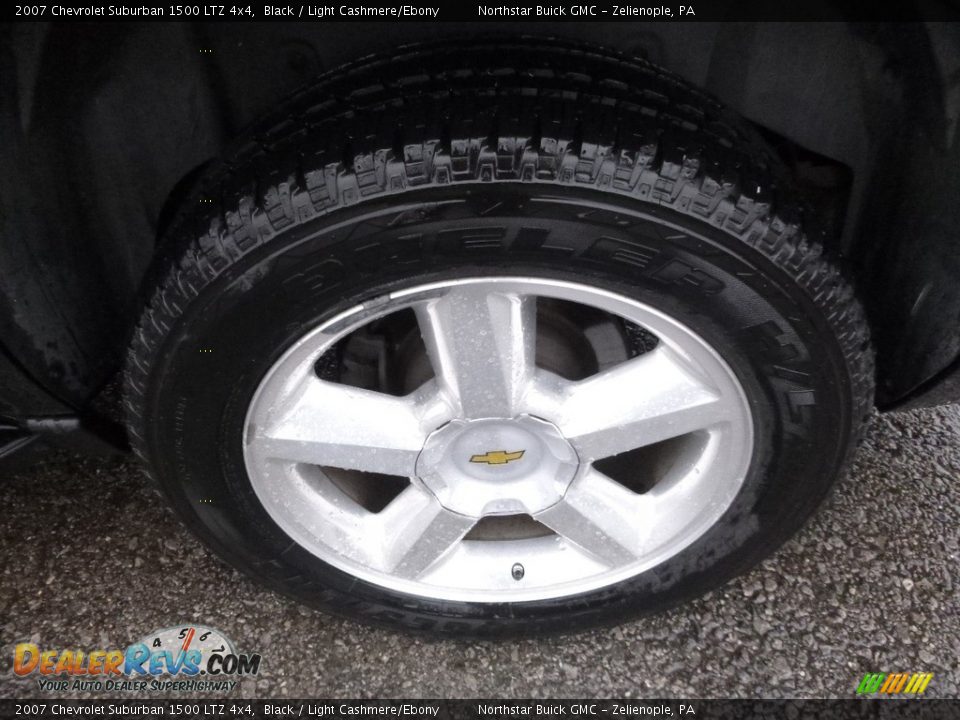 2007 Chevrolet Suburban 1500 LTZ 4x4 Black / Light Cashmere/Ebony Photo #13
