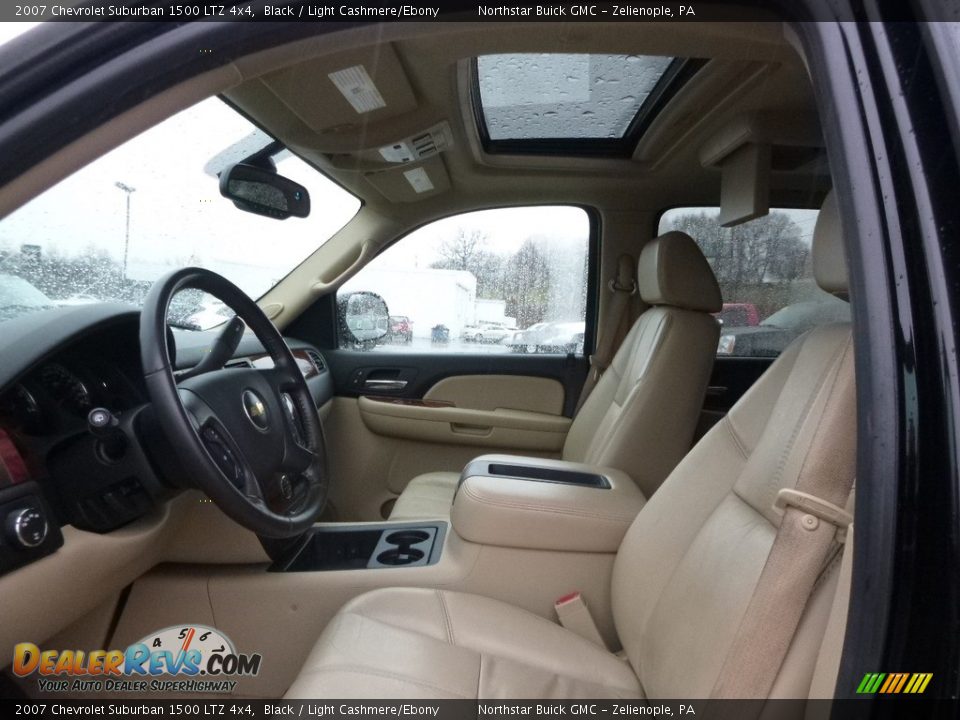 2007 Chevrolet Suburban 1500 LTZ 4x4 Black / Light Cashmere/Ebony Photo #14