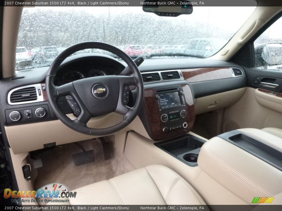 2007 Chevrolet Suburban 1500 LTZ 4x4 Black / Light Cashmere/Ebony Photo #18
