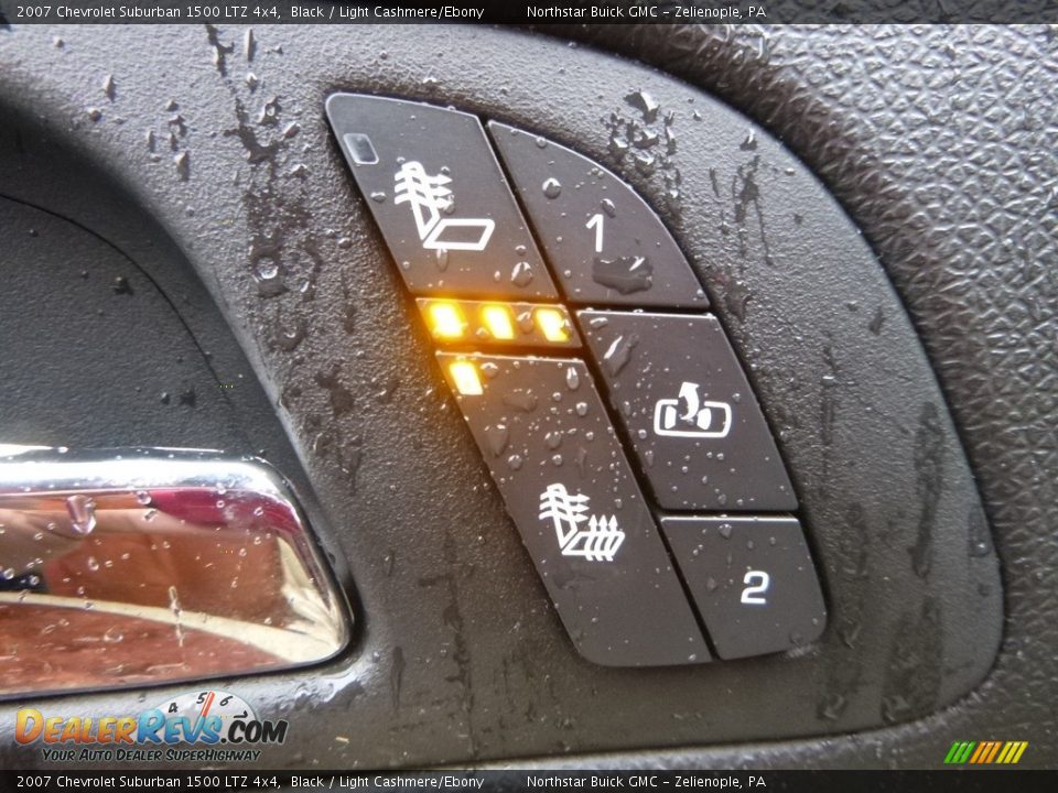 2007 Chevrolet Suburban 1500 LTZ 4x4 Black / Light Cashmere/Ebony Photo #20
