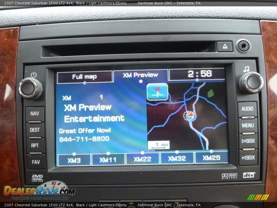 2007 Chevrolet Suburban 1500 LTZ 4x4 Black / Light Cashmere/Ebony Photo #26