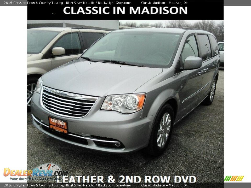 2016 Chrysler Town & Country Touring Billet Silver Metallic / Black/Light Graystone Photo #1