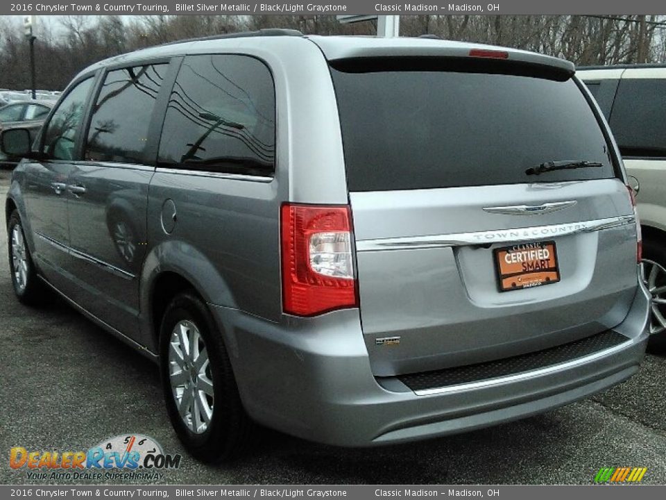 2016 Chrysler Town & Country Touring Billet Silver Metallic / Black/Light Graystone Photo #3