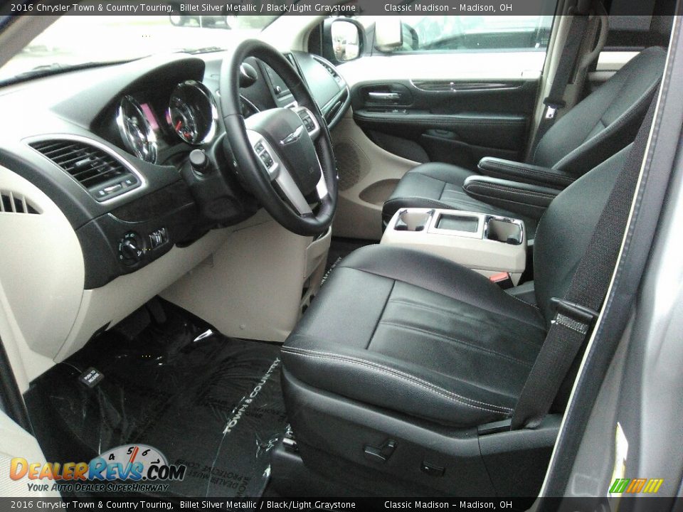 2016 Chrysler Town & Country Touring Billet Silver Metallic / Black/Light Graystone Photo #5