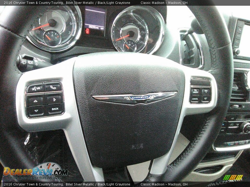 2016 Chrysler Town & Country Touring Billet Silver Metallic / Black/Light Graystone Photo #7