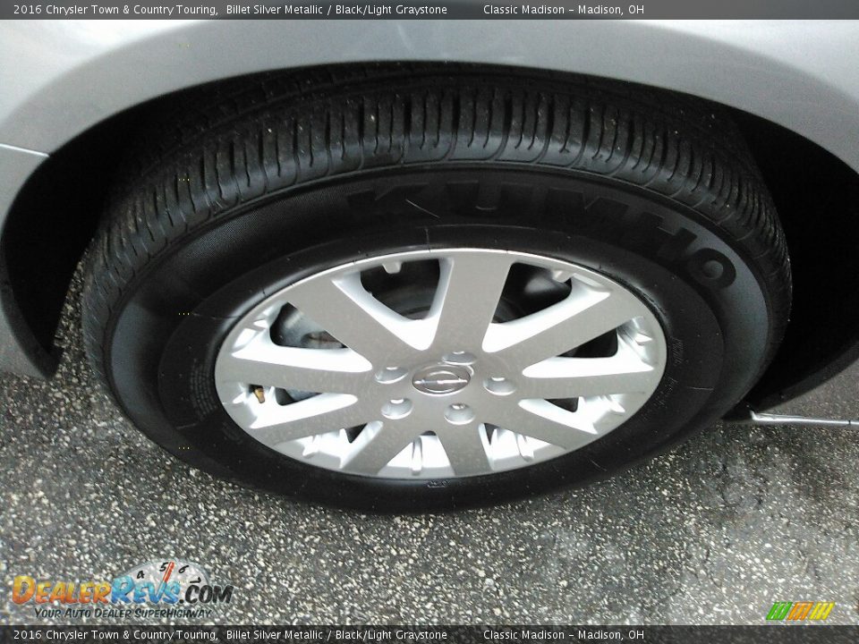 2016 Chrysler Town & Country Touring Billet Silver Metallic / Black/Light Graystone Photo #20